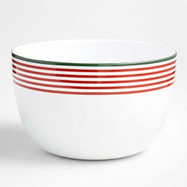 Holiday Stripe Large Mixing Bowl