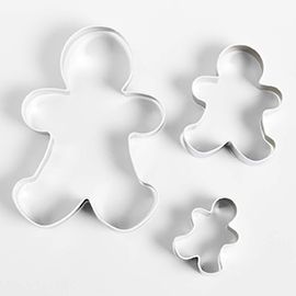 Gingerbread Family Cookie Cutters, Set of 3