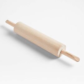 Crate & Barrel Straight Rolling Pin with Handles