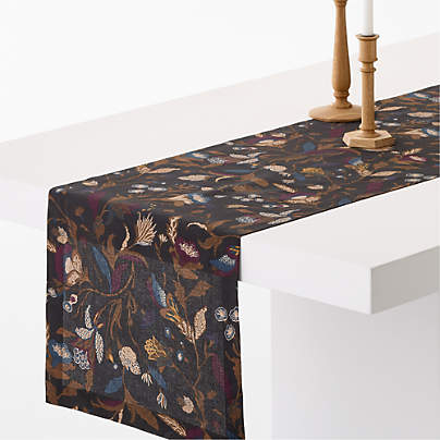 English Floral 120" Table Runner