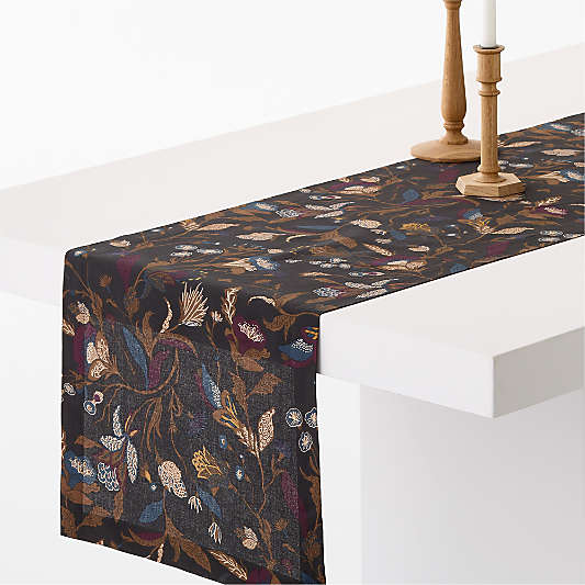 English Floral 120" Table Runner