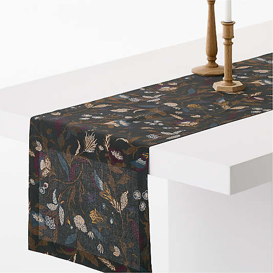 English Floral 120" Table Runner