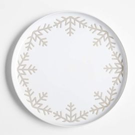 Snowflake Wren Salad Plate