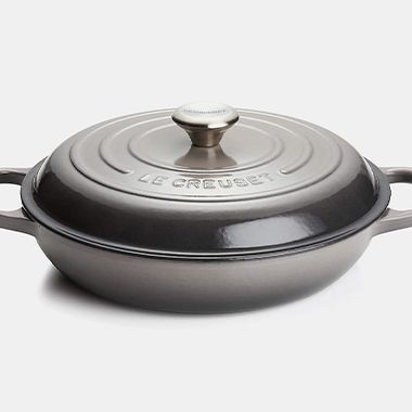 Le Creuset ® Signature 3.5 qt. Oyster Everyday Pan