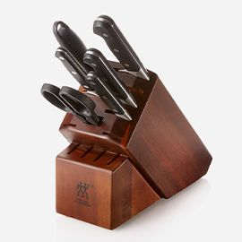 ZWILLING® J.A. Henckels Pro 7-Piece Acacia Knife Block Set