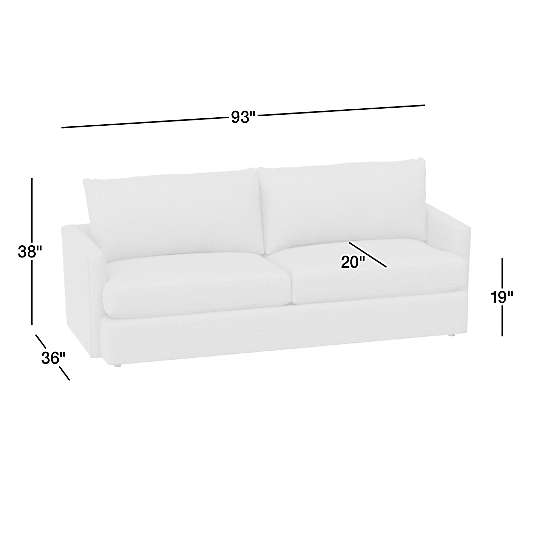 Lounge Classic Leather Sofa (73"-105")