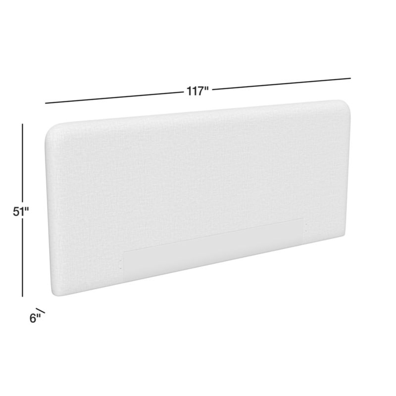View Somers Upholstered King Headboard - image 3 of 6