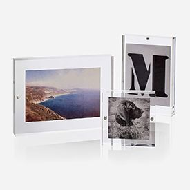 Acrylic Block Picture Frames