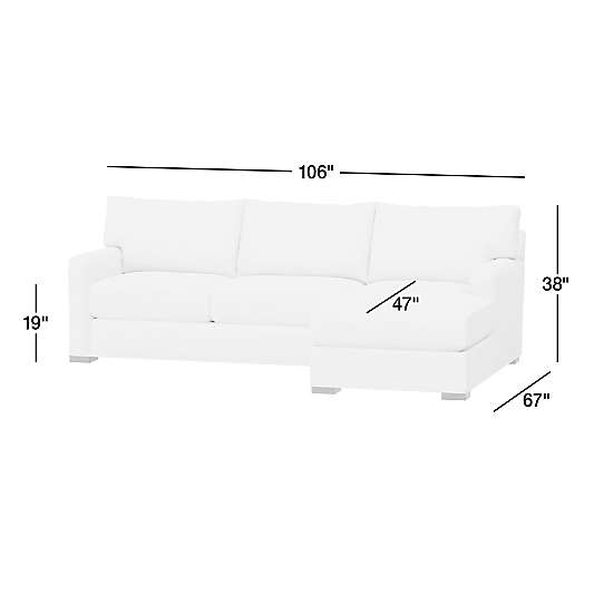 Axis Classic 2-Piece Sectional Sofa with Chaise