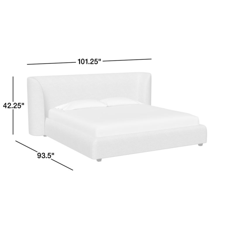 View Contour Upholstered King Bed - image 3 of 8