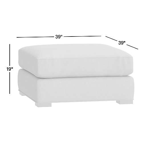 Axis Classic Cocktail Square Ottoman