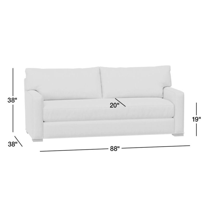 View Axis Classic Bench Sofa - image 3 of 6