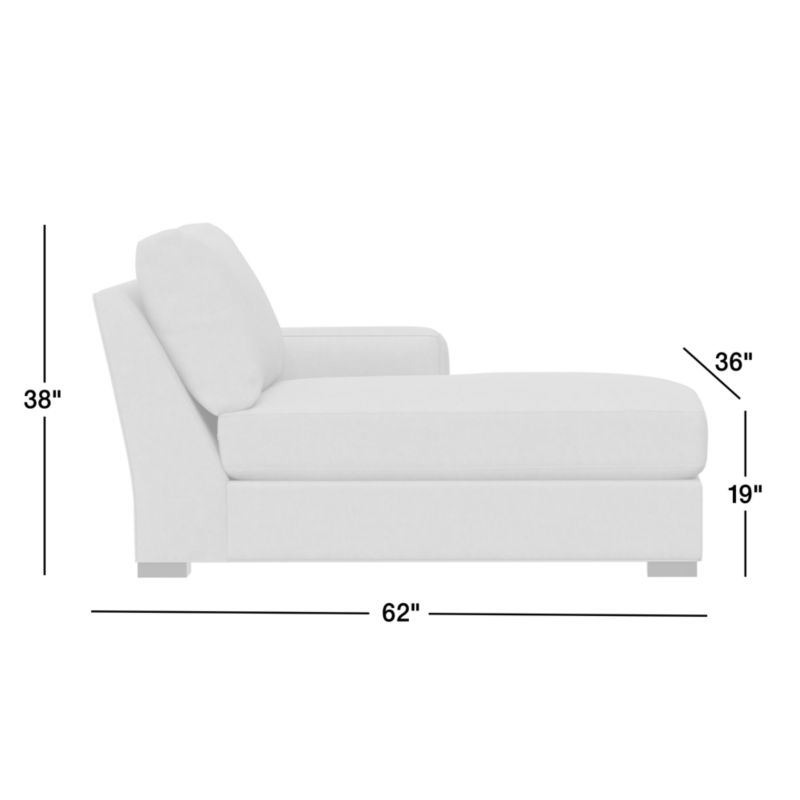 View Axis Classic Right Arm Storage Chaise - image 3 of 4