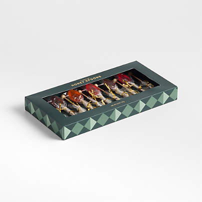 12 Days of Assorted Flavors Honey Spoons Gift Set