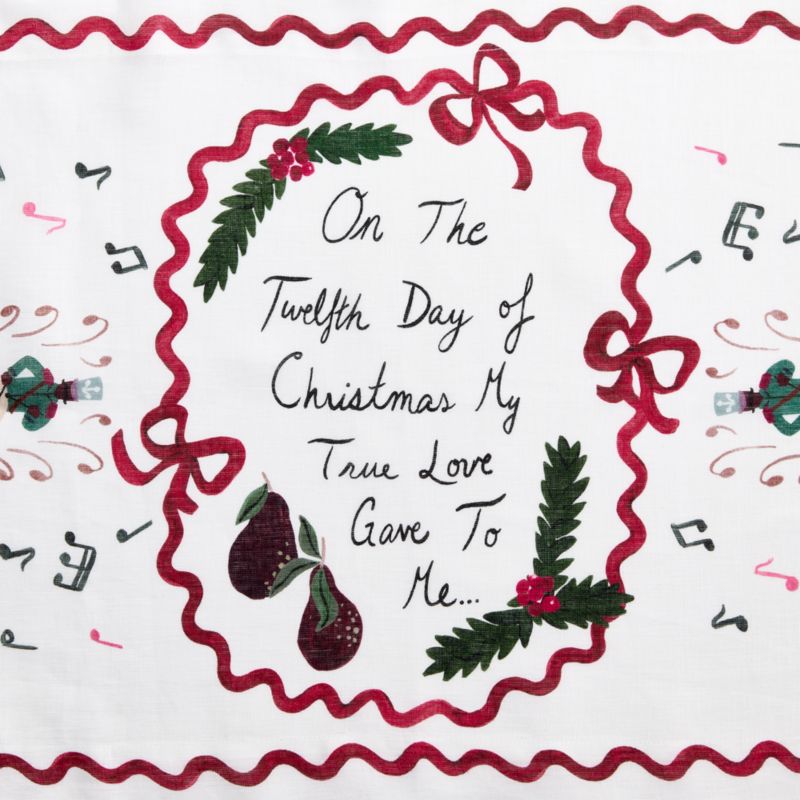 12 Days of Christmas 108" Table Runner - image 1 of 7