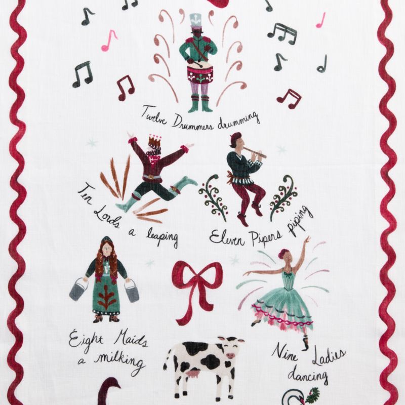 12 Days of Christmas 108" Table Runner - image 3 of 7