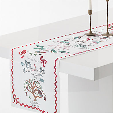 View 12 Days of Christmas 108" Table Runner details