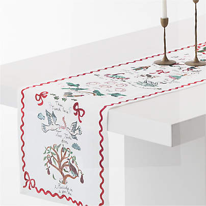 12 Days of Christmas 108" Table Runner