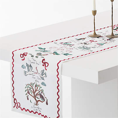 12 Days of Christmas 108" Table Runner