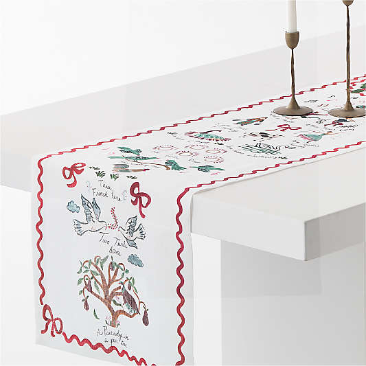 12 Days of Christmas 108" Table Runner