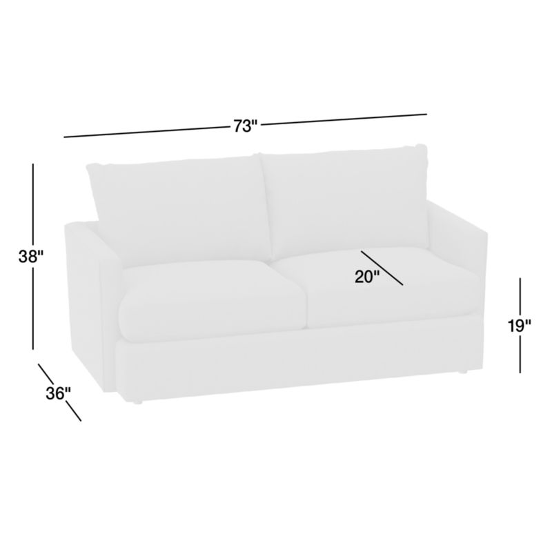 View Lounge Classic Leather Apartment Sofa - image 3 of 7