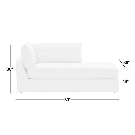 Lounge Classic Right-Arm Corner Bumper Sectional Piece