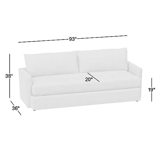 Lounge Classic Bench 93" Sofa