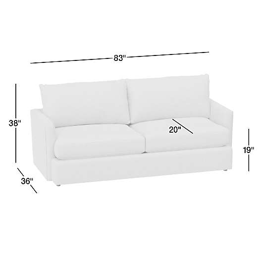 Lounge Classic Leather Sofa (73"-105")