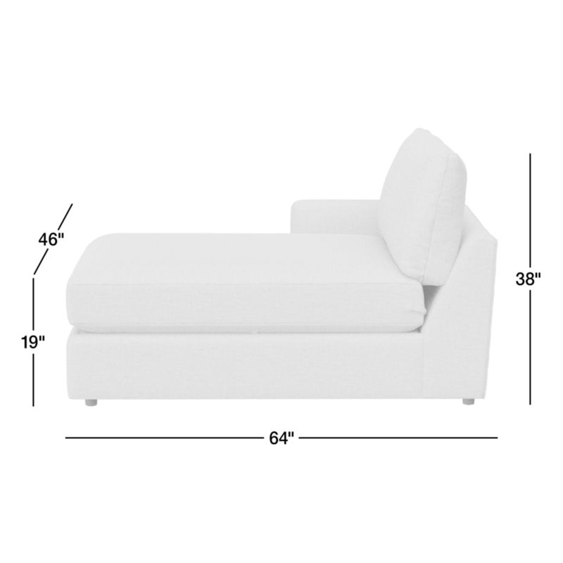 View Lounge Classic Left-Arm Storage Chaise - image 3 of 4