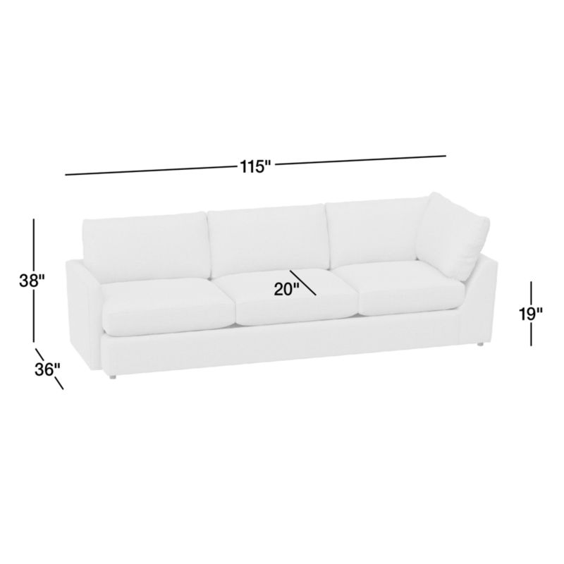 View Lounge Classic Left-Arm Corner Sofa - image 3 of 4