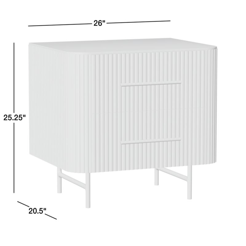 Baylor 26" Brown Oak Nightstand