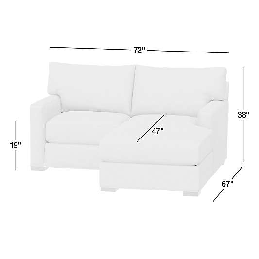 Axis Classic 2-Piece Sectional Sofa with Chaise