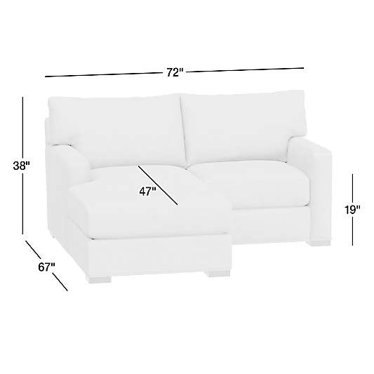 Axis Classic 2-Piece Sectional Sofa with Chaise