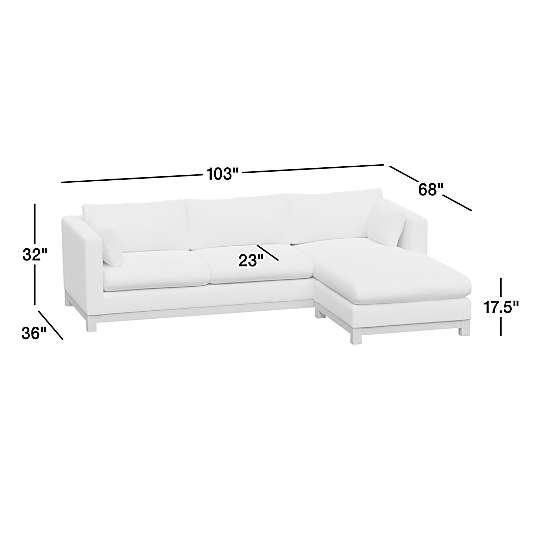 Pacific Wood Reversible Chaise Lounger