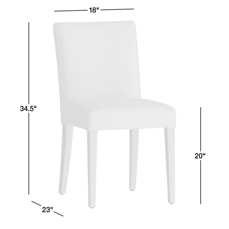 View Lowe Light Brown Hair on Hide Dining Chair with Natural Wood Legs - image 3 of 8