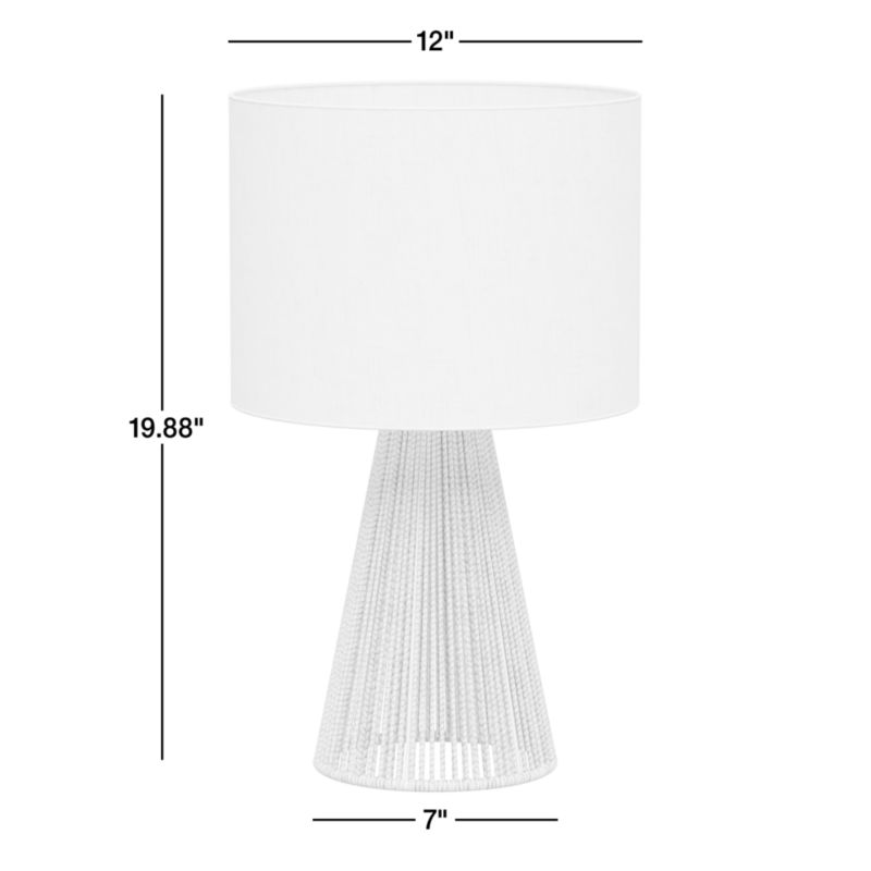 View Liam Geo Natural Rope Kids Table Lamp - image 3 of 11