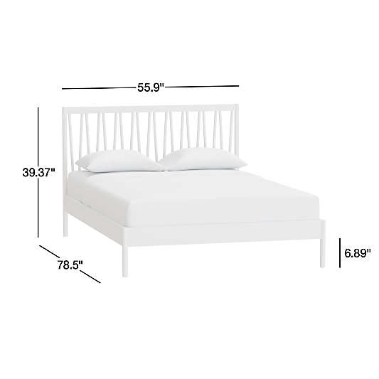 Classic Laurel Green Wood Kids Full Bed