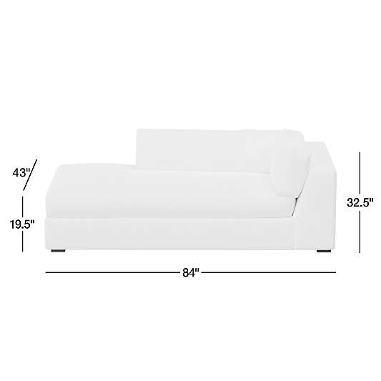 Oceanside Deep Left-Arm Corner Bumper Sectional Piece