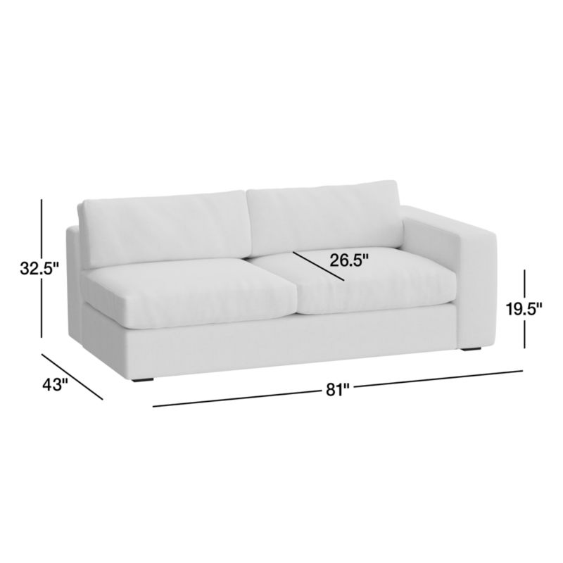 View Oceanside Leather Deep-Seat Right-Arm Sofa - image 3 of 3