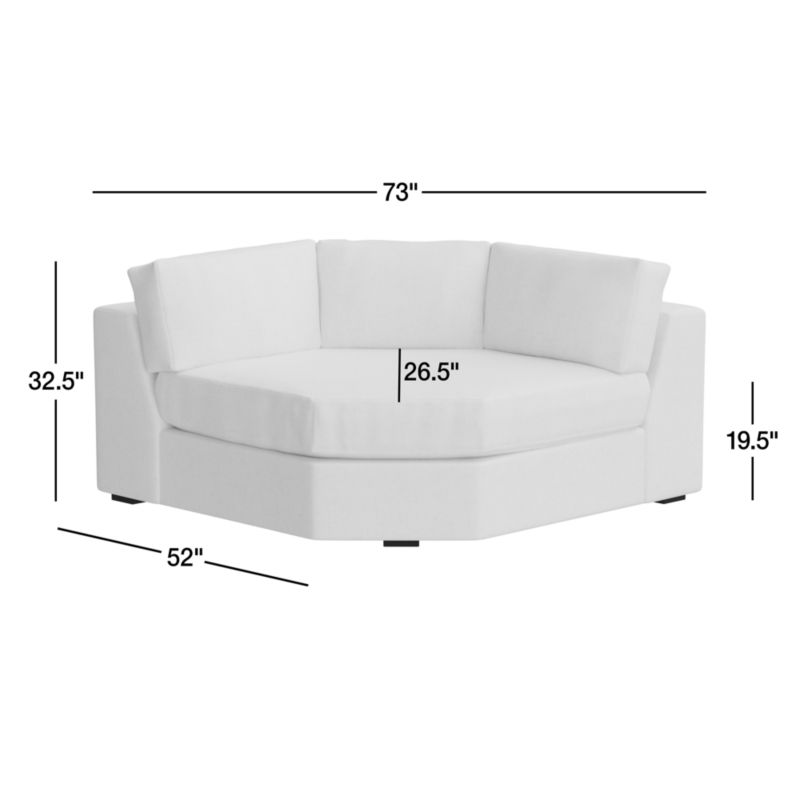 View Oceanside Deep-Seat Wedge Sectional Piece - image 3 of 5