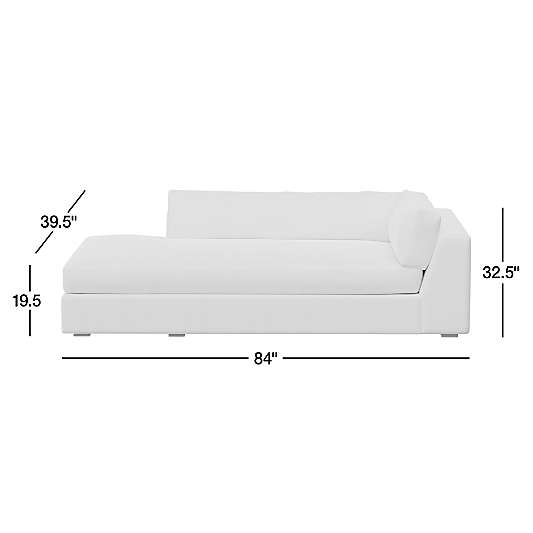 Oceanside Left-Arm Corner Bumper Sectional Piece
