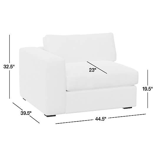 Oceanside Left-Arm Chair Sectional Piece