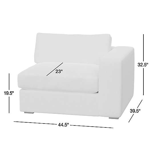 Oceanside Right-Arm Chair Sectional Piece