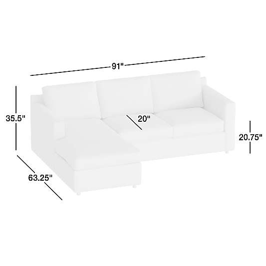 Barrett II Reversible Storage Chaise Lounger