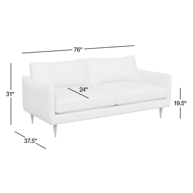 View Cosgrove 76" Apartment Sofa - image 3 of 9