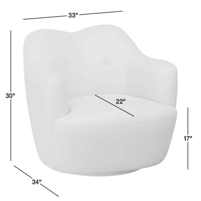 View Apero Swivel Accent Chair - image 2 of 6