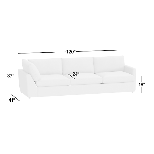 Lounge Right-Arm Corner Sofa Sectional Piece