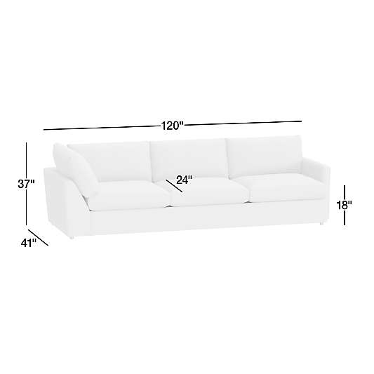 Lounge Right-Arm Corner Sofa Sectional Piece