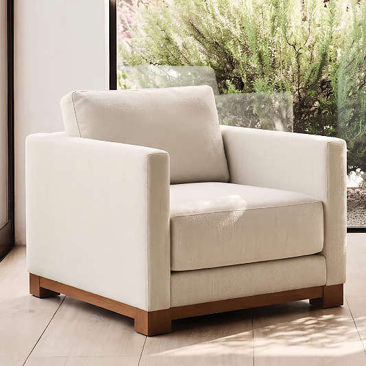 Gather Deep Wood Base 37" Chair