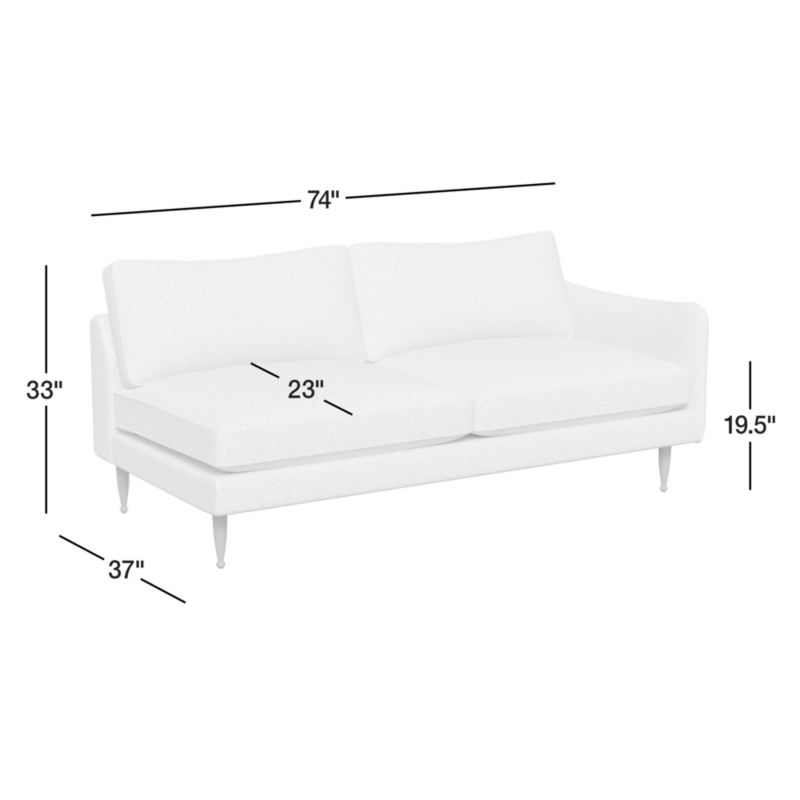 View Cosgrove Right-Arm Sofa Sectional Piece - image 3 of 3